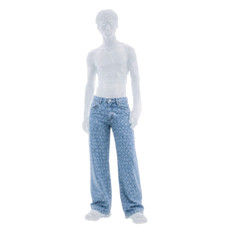 AURA $ STEEZE – Signature Rhinestone Jeans