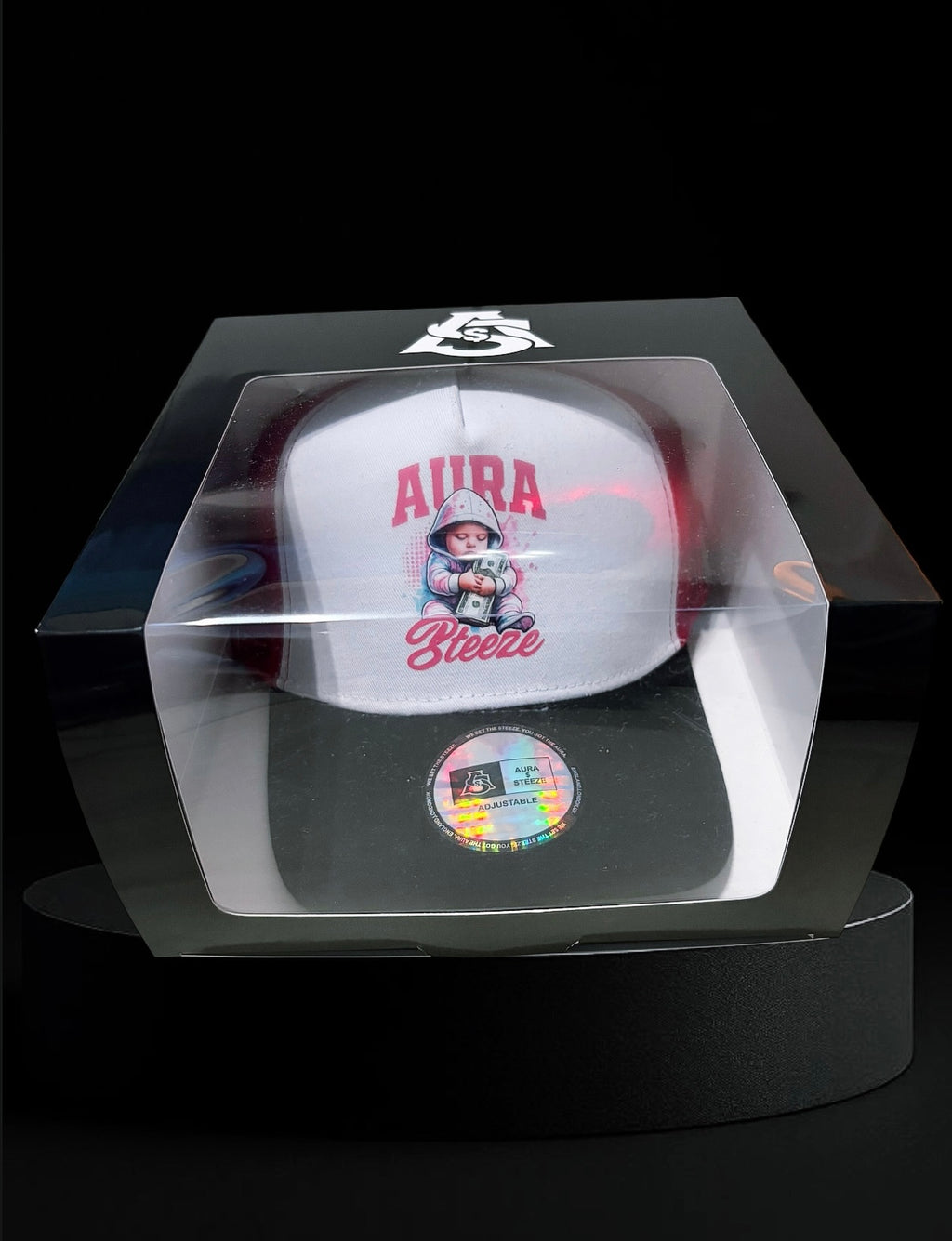 AURA $ STEEZE • Signature Trucker Cap – “Breeze” Edition