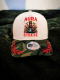 AURA $ STEEZE Signature Heritage Trucker Cap
