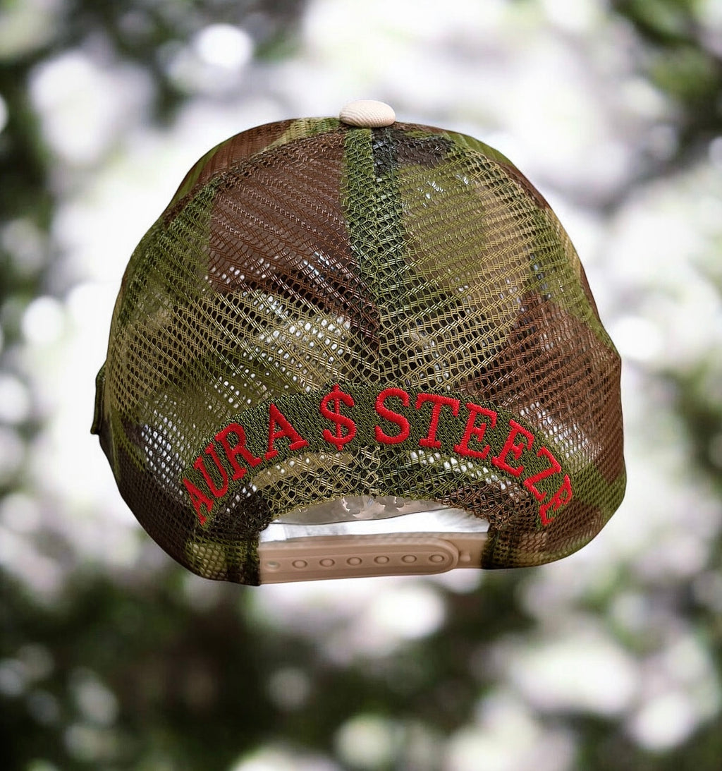 AURA $ STEEZE Signature Heritage Trucker Cap